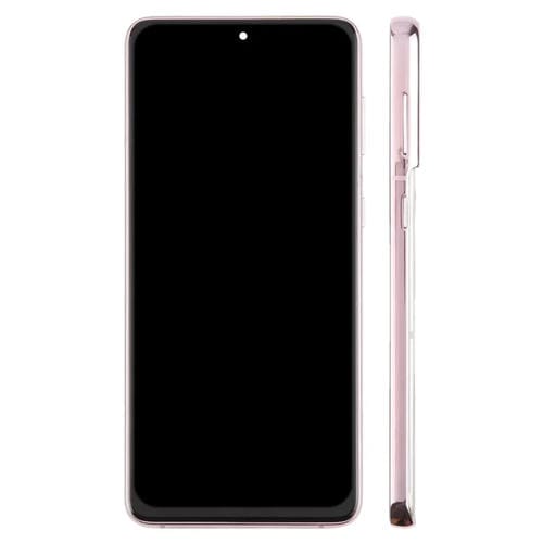 Pantalla LCD TFT de 6,58 pulgadas para Samsung Galaxy S21+ SM-G996B, digitalizador completo con marco, sin identificación de huellas dactilares (dorado)