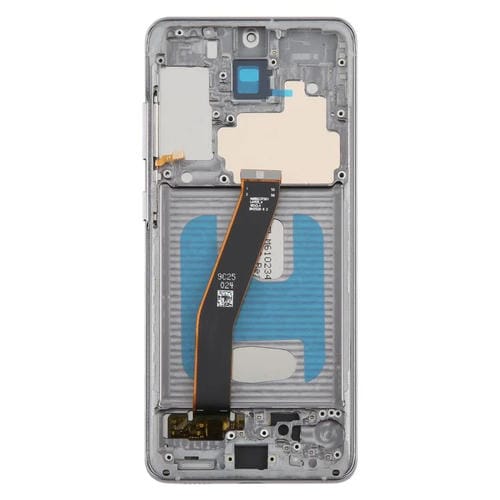 Pantalla LCD TFT de 6,12 pulgadas para Samsung Galaxy S20 4G SM-G980F, digitalizador completo con marco, sin identificación de huellas dactilares (gris)