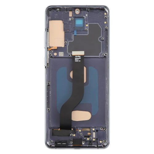 Pantalla LCD TFT de 6,58 pulgadas para Samsung Galaxy S20+ SM-G985F, digitalizador completo con marco, sin identificación de huellas dactilares (gris)