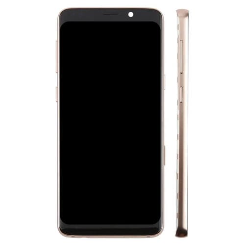 Pantalla LCD TFT de 5,7 pulgadas con digitalizador y marco para Samsung Galaxy S9 SM-G960F (dorado)