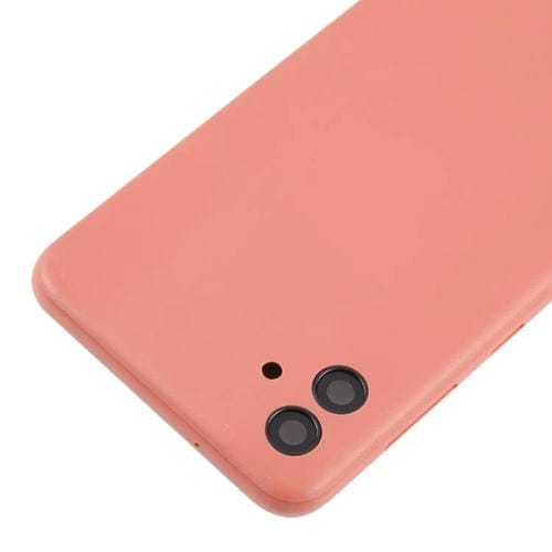 Carcasa trasera con tapa para lente de cámara para Samsung Galaxy A04 SM-A045F (rosa)