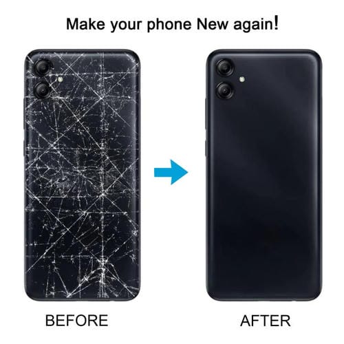 Carcasa trasera con tapa para lente de cámara para Samsung Galaxy A04 SM-A045F (rosa)