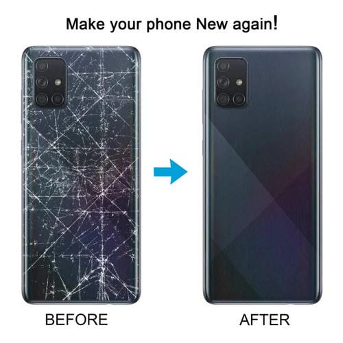 Carcasa trasera para Samsung Galaxy A71 4G SM-A715F (blanca)