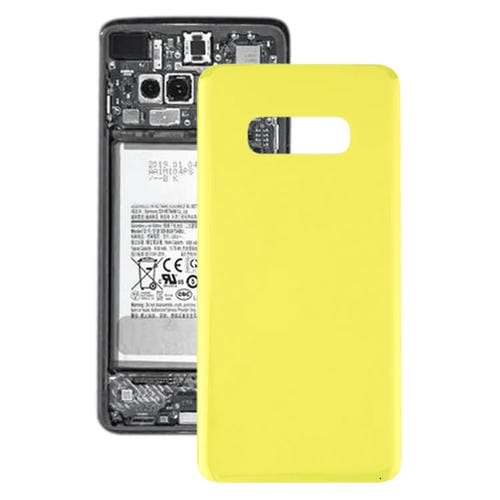 Tampa Traseira da Bateria Samsung Galaxy S10e (Amarelo) Modelos SM-G970F/DS, SM-G970U, SM-G970W
