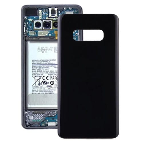 Tampa Traseira da Bateria Samsung Galaxy S10e SM-G970F/DS, SM-G970U, SM-G970W (Preto)