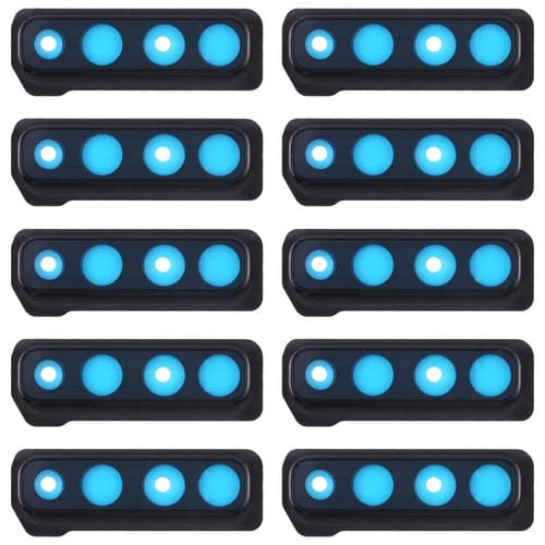 Copertura Obiettivo Fotocamera Samsung Galaxy A9 A920F/DS (10 Pezzi) (Nero)