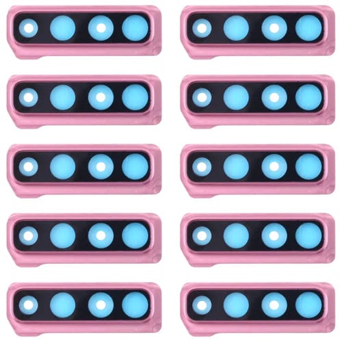 Copertura Obiettivo Fotocamera Samsung Galaxy A9 A920F/DS (10 Pezzi) (Rosa)