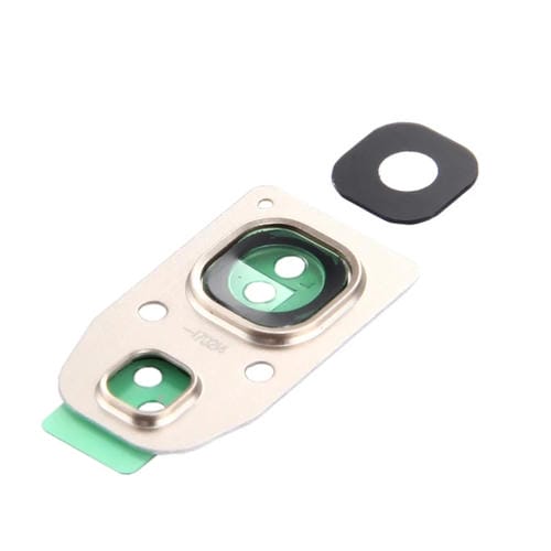 Cubiertas de Lente Cámara Samsung Galaxy A7 / A720 Dorado - Pack (10 Piezas)
