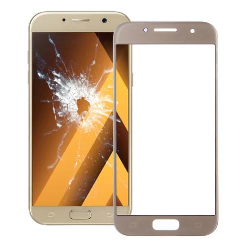 Ecrã Frontal Lente de Vidro Samsung Galaxy A5 A520 (Dourado)
