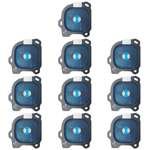 Kameraglasabdeckung Samsung Galaxy J6 - (10 Stück) (Schwarz)