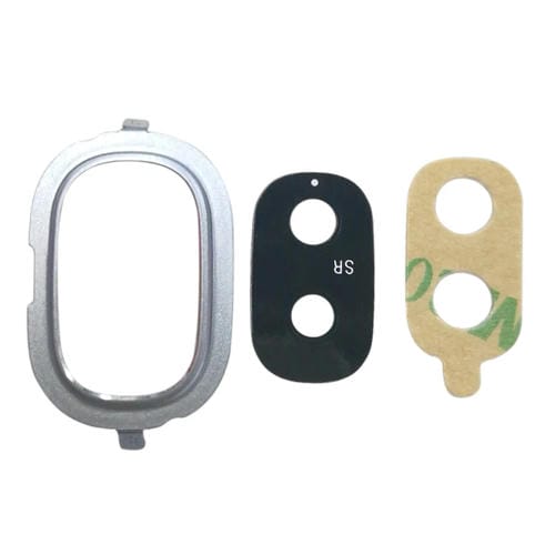 Rear Camera Bezel Samsung Galaxy J4 with Lens and Adhesive (Blue)