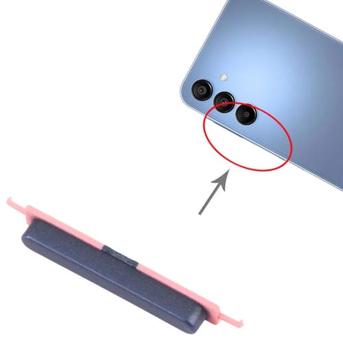 Pulsanti di accensione e volume Samsung Galaxy A15 5G SM-A156B (Nero) - Confezione da (10 pezzi)