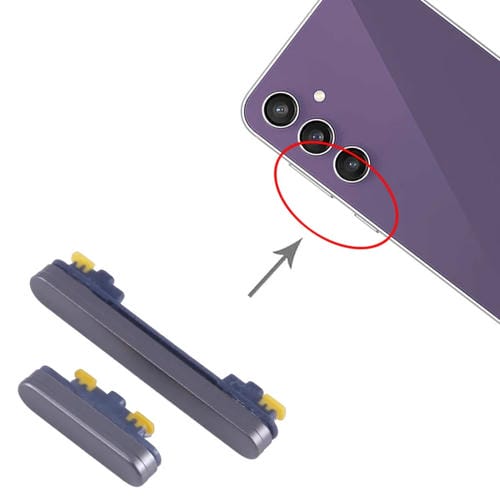 Power Button and Volume Samsung Galaxy S23 FE SM-S711B (10 Pieces) (Black)