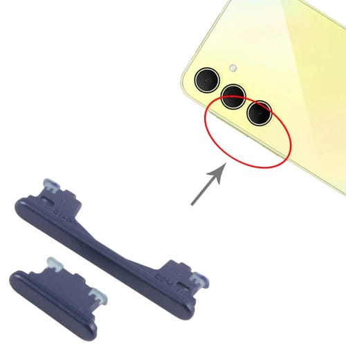 Pulsanti di accensione e volume Samsung Galaxy A35 SM-A356B (10 pezzi) (Nero)