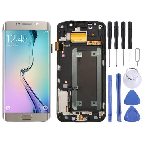 Schermo LCD Super AMOLED Samsung Galaxy S6 Edge SM-G925F (Oro)