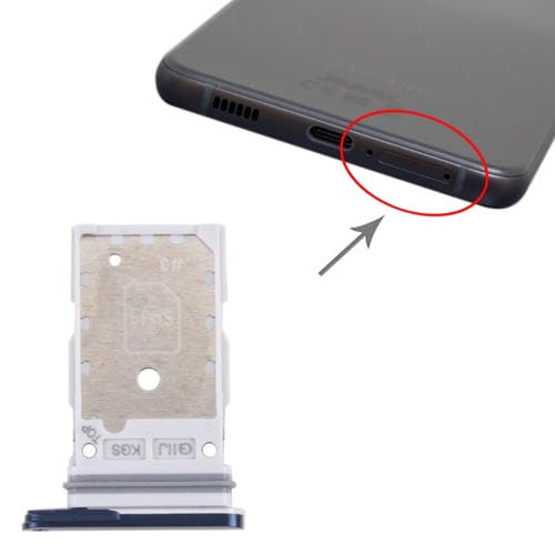 Tabuleiro de Cartão SIM Samsung Galaxy S21 FE 5G SM-G990B (Azul)