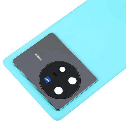Couvercle arrière de la batterie et lentille de l'appareil photo pour Vivo X80 (Bleu)