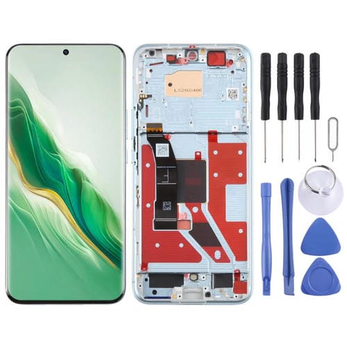 Plein écran Original Honor Magic 6 avec cadre (Bleu)