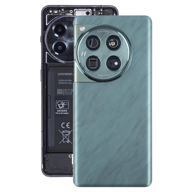 Couvercle arrière de batterie en verre OnePlus 12 PJD110 CPH2573 CPH2581 avec lentille de caméra