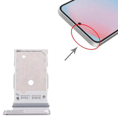 SIM Card Tray Samsung Galaxy S24 FE SM-S721B (Silver)