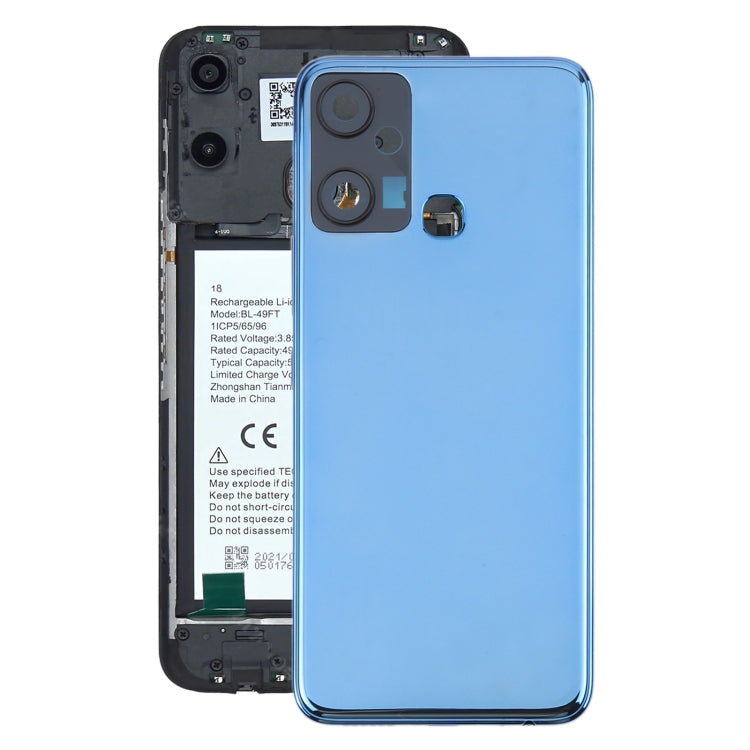 Tampa Traseira da Bateria Infinix Smart 6 Plus Índia X6823 (Azul)