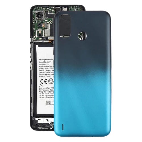Tampa Traseira Bateria Original Tecno Spark 6 Go (Verde)