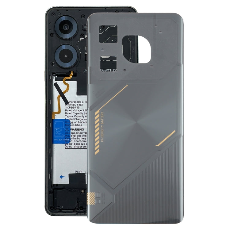 Rückseite des Akkudeckels Tecno Pova 6 Neo 4G (Schwarz) Original