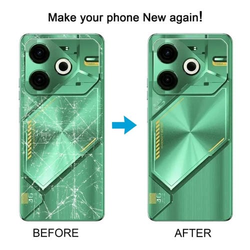 Coperchio Posteriore della Batteria Tecno Pova 6 Neo 4G (Nero) Originale