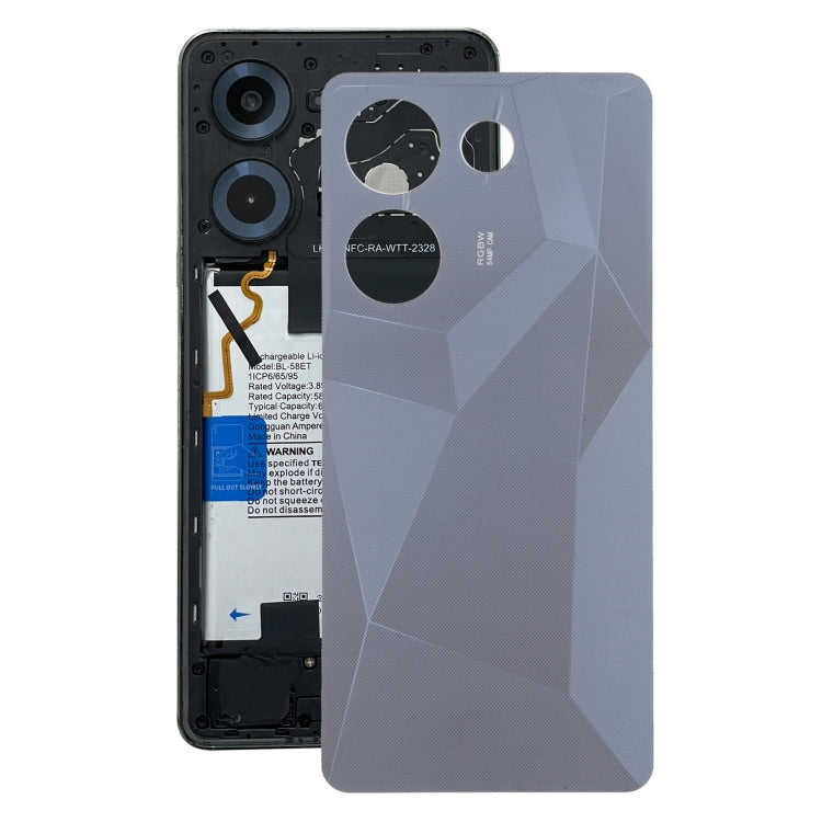 Back Battery Cover Tecno Camon 20 (Black) Original