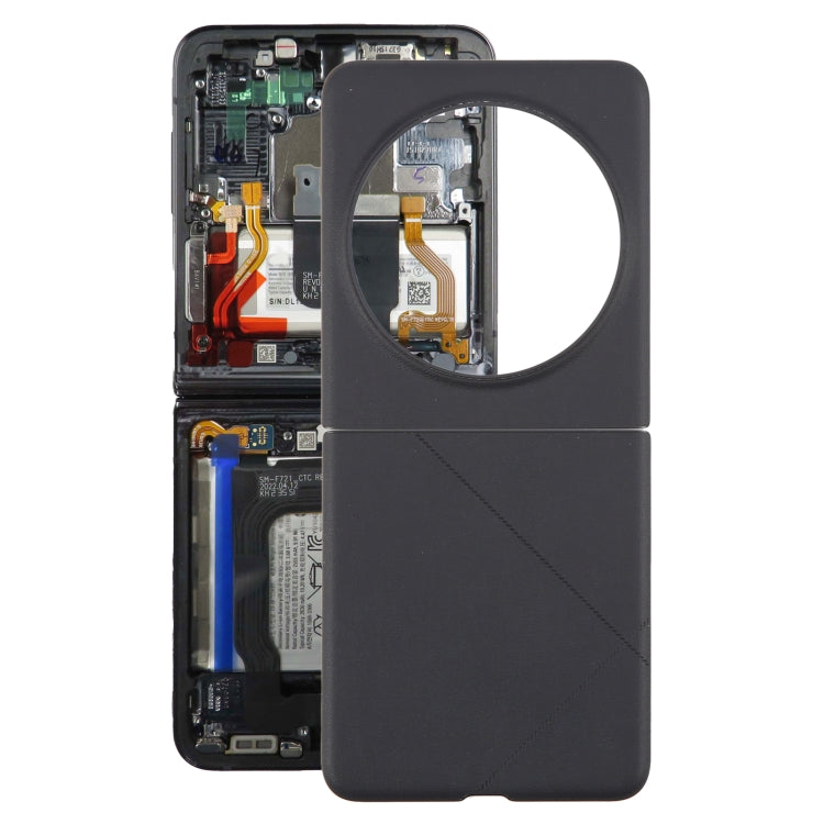 Couvercle arrière de batterie d'origine Tecno Phantom V Flip (Noir)