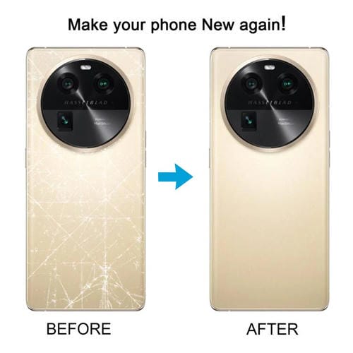 Rückseite des Akkudeckels Oppo Find X6