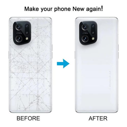 Rückseite Batterieabdeckung Oppo Find X7 (Blau)