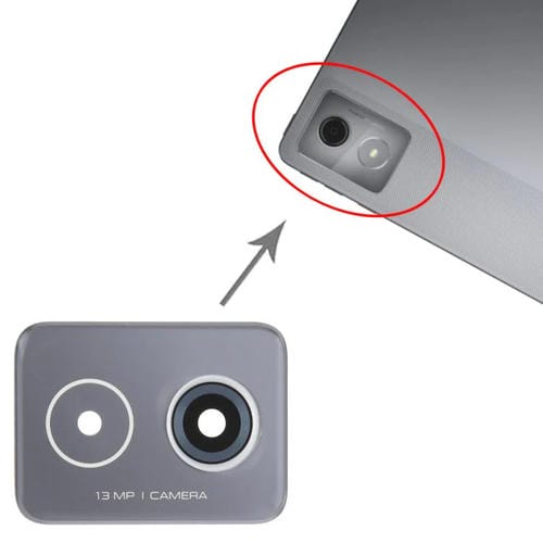 Obiettivo della fotocamera posteriore Lenovo Tab K11 Plus Tb352Fu (Nero) Originale