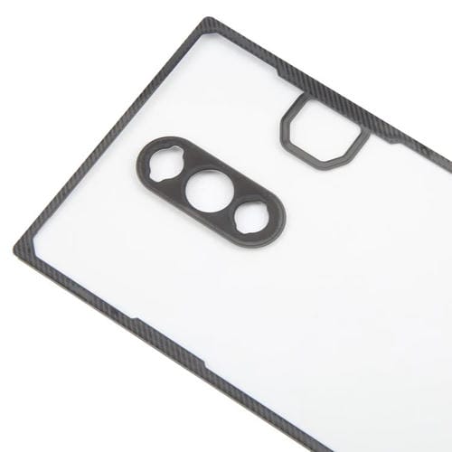 Tampa Traseira da Bateria de Vidro Transparente ZTE Nubia Red Magic 8S Pro Nx729J