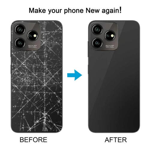 Coperchio Posteriore della Batteria in Vetro ZTE Blade V50 Design 4G (Viola)