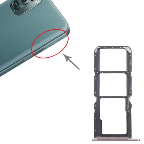 Plateau Carte SIM d'origine Nokia G11 + Plateau Micro SD (Dorée)