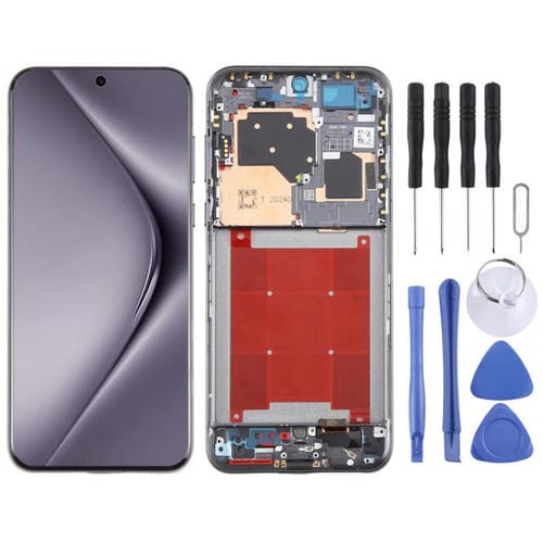 Écran Complet Original Huawei Pura 70 Pro et Cadre (Noir)