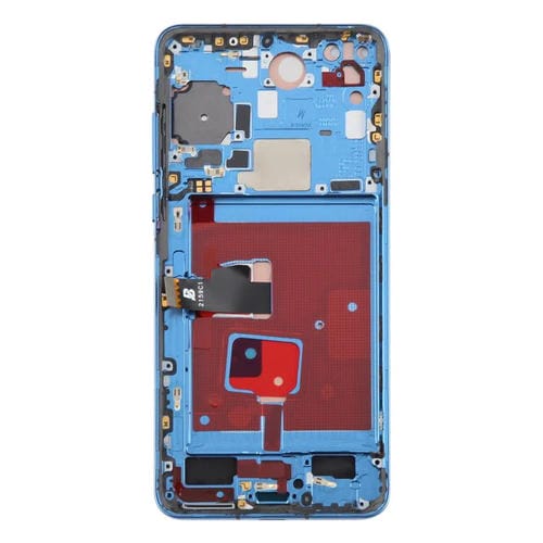 Écran complet TFT Huawei P40 et cadre sans empreintes (bleu)