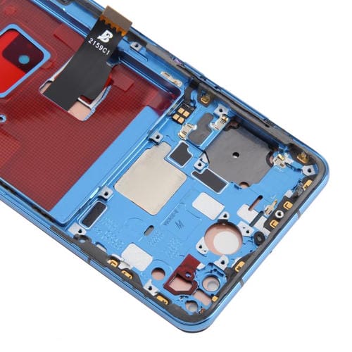 Écran complet TFT Huawei P40 et cadre sans empreintes (bleu)