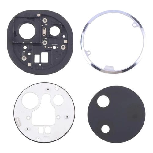 Cubierta Lente Cámara Trasera Xiaomi Redmi K80 (Plata)