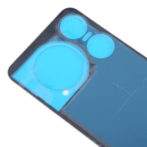 Rückseite des Glasakkudeckels Zte Nubia Music 2 (Weiß) mit Klebstoff