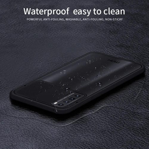 Para Huawei nova 7 Pro MOFI Xing Dun Series PC + TPU Anti-peep Carcasa protectora todo incluido impermeable y anti-caída, Translúcido Frosted (Negro)