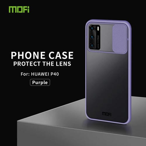 Para Huawei P40 MOFI Xing Dun Series PC + TPU Anti-peep Carcasa protectora todo incluido impermeable y anti-caída, translúcido mate (púrpura)