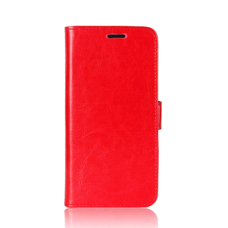 Para Nokia 3.4 R64 Funda protectora con solapa horizontal con textura con soporte y ranuras para tarjetas, billetera y marco de fotos (rojo)