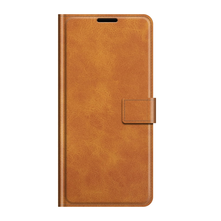 Para ZTE Blade A7S 2020 Retro Patrón de pantorrilla Hebilla Horizontal Flip Funda de cuero con soporte y ranuras para tarjetas y billetera (amarillo)