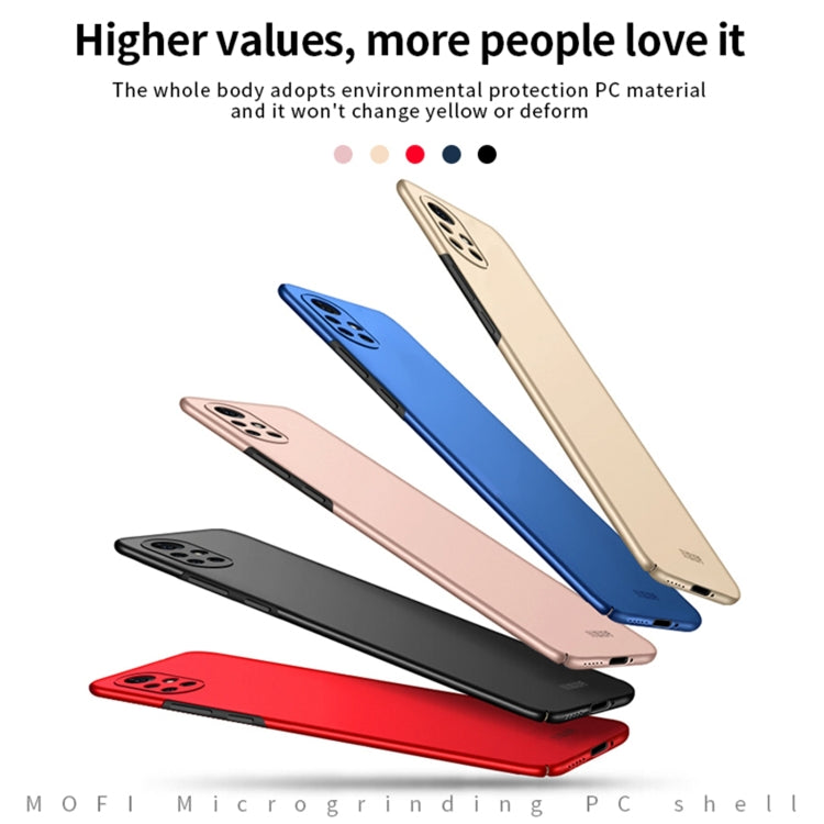 Para Huawei Nova 8 Mofi Frosted PC Funda Dura Ultra-delgada (Negro)
