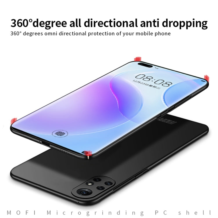 Para Huawei Nova 8 Pro Mofi Frosted PC Funda Duro Ultra-Thin (Oro)
