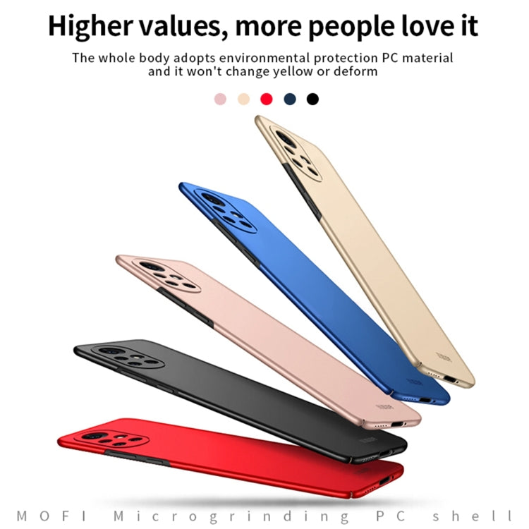 Para Huawei NOVA 8 PRO MOFI FROSTED PC Funda dura ultrafina (oro rosa)