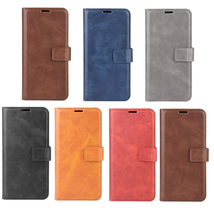 Para Huawei P50 Retro Becerro patrón Hebilla Horizontal Flip Funda de cuero con soporte y tragamonedas y billetera (marrón claro)