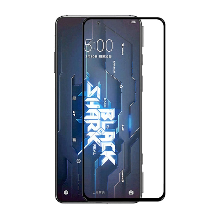 1 PCS para Xiaomi Black Shark 5/5 Pro Enkay Pegamento completo 0.26mm 9h 2.5D Vidrio templado Película completa